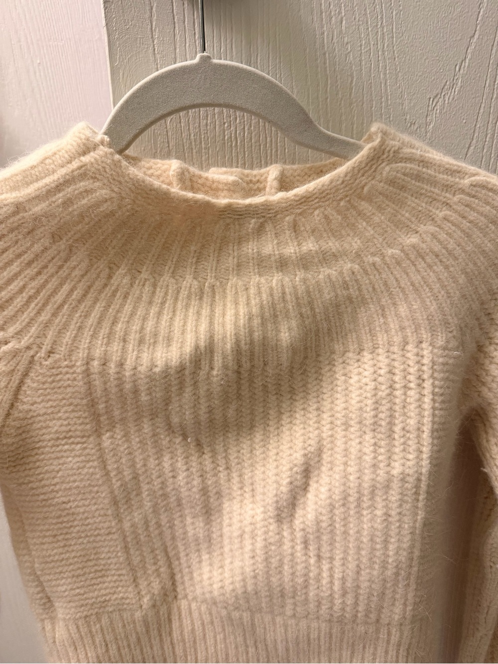 Halogen Cream Ribbed Button-Up Cardigan - Picture 6 of 7